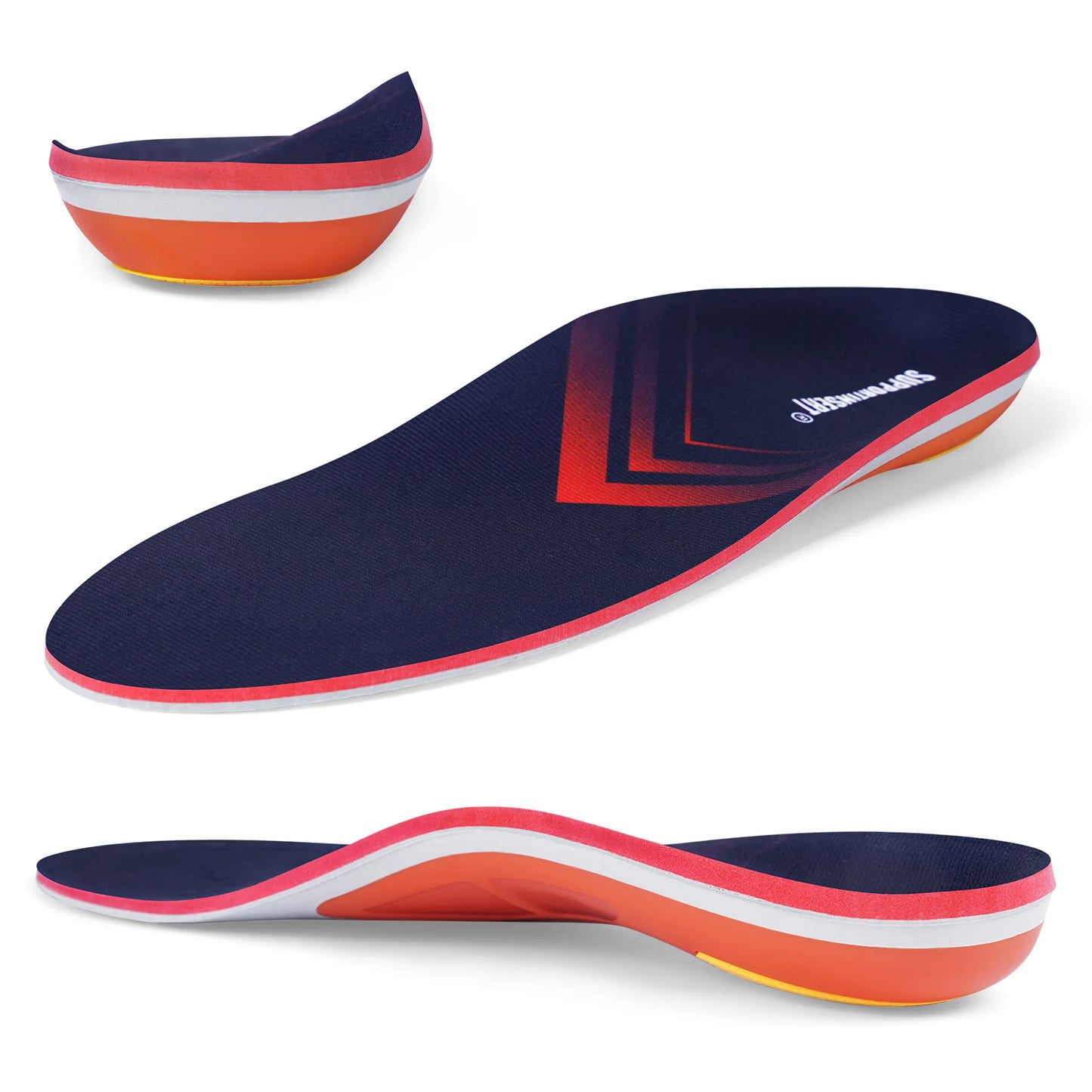 Arch Support Insert Plantar Fasciitis Relief Foot Pain Orthotics Insole Men Women Comfort Cushion Insole Flat Feet Heel Spur