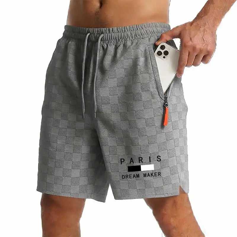 Summer New Men Printing Sweatpants Casual Shorts Men's Beach Shorts Basketball Short Trousers High Quality Sportswear Men
