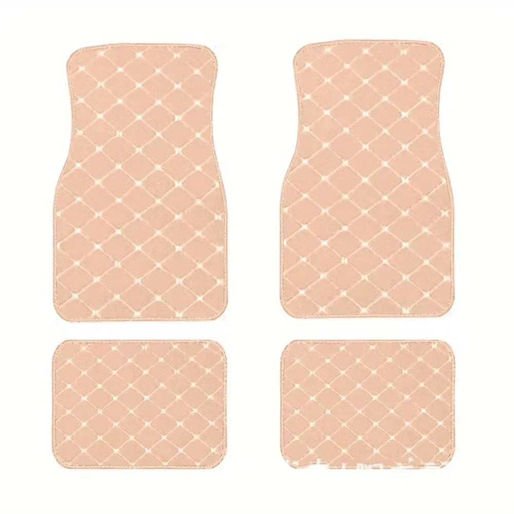 Universal Size Artificial Leather Car Floor Mats for OPEL Astra K Insignia Zafira Antara CORSA Vectra B Mokka Car Accessories