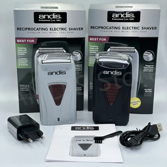 Original Andis 17170 Foil Lithium Titanium Shaver Smooth Shaving Cordless Shaver With Charger For Men Razor Bald Hair Clipper