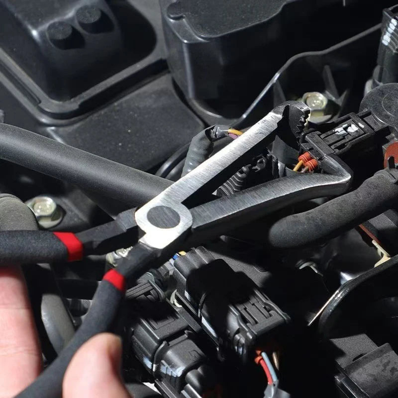 3PCS 8" 60-Degree Electrical Disconnect Pliers For Automotive Connectors Sensors - Angled Wire Plug Removal Tool Auto CAR