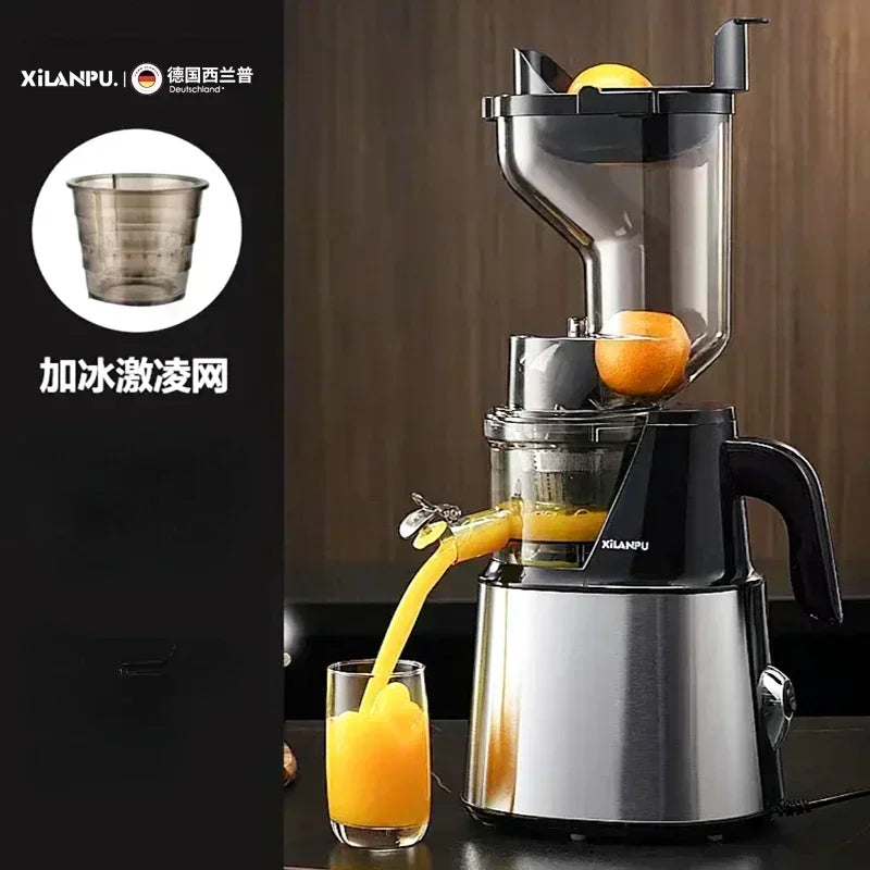 220V German Syrup Juicer Commercial High Capacity Juice Residue Separation Multifunctional Fried Fruit Stainless Steel AD