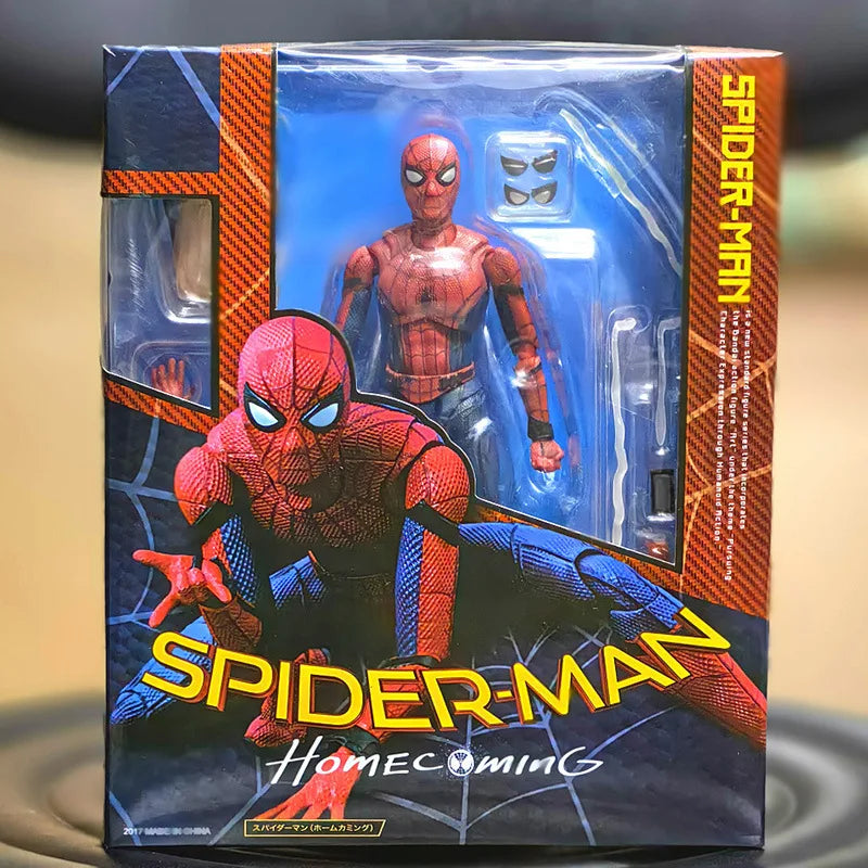 Ct Spider-Man S.H.F Classic Tobey Maguire Spiderman Shf Anime Action Figures Statue Figurine Model Collection Decorate Toy Gift
