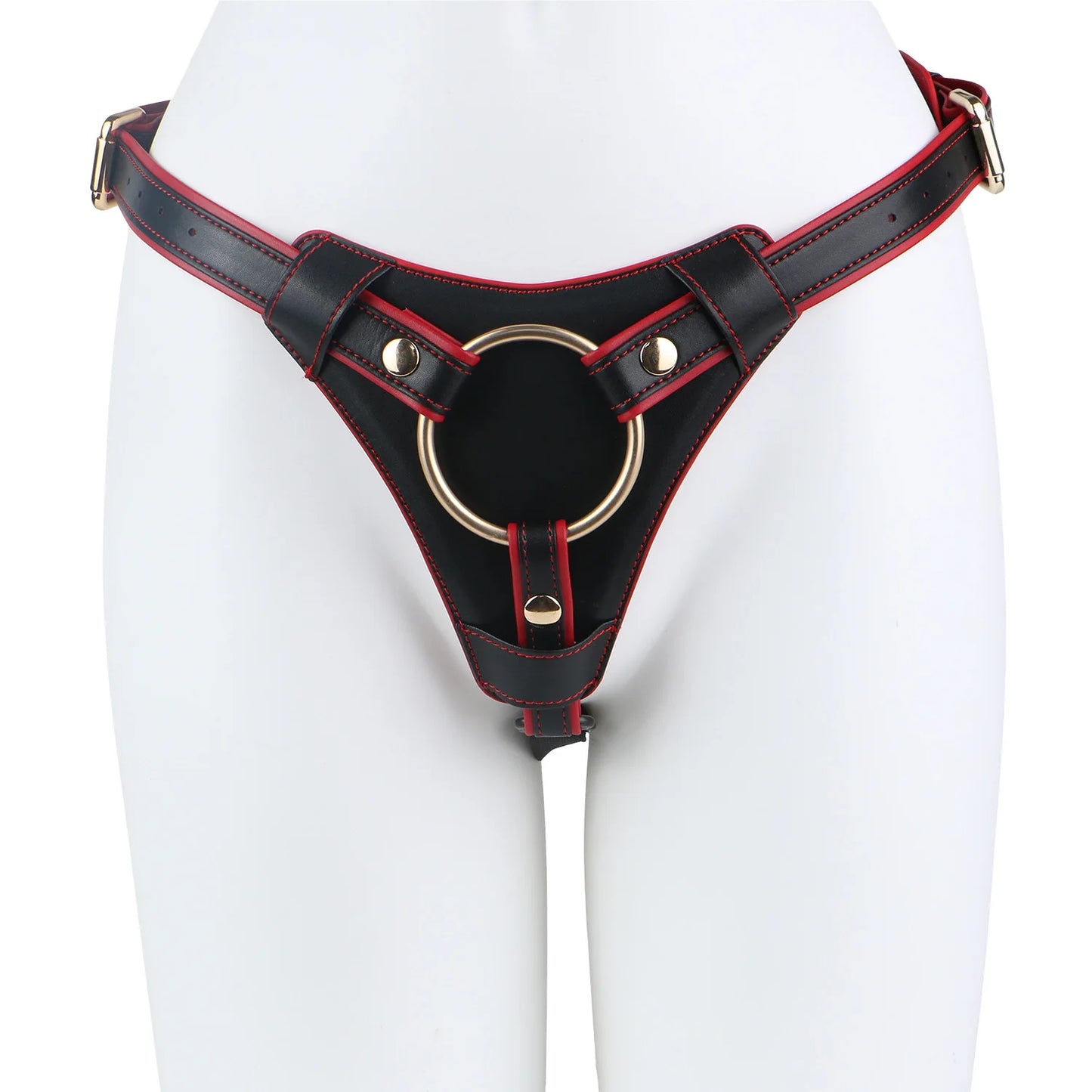 ANOSX Body Harness Belt For Strap On Dildo Restraint Gothic Clothing Leather Briefs Auxiliary Chastity Belt Sucking Penis Belt