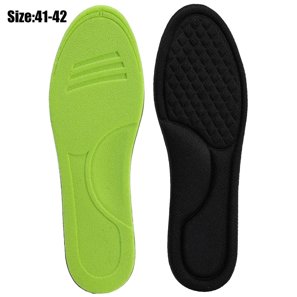 Nano Deodorant Shoe Inserts Breathable Odor Elimination Sports Insoles Sweat Absorbent Anti-smell Shoe Pads for Running Sneakers