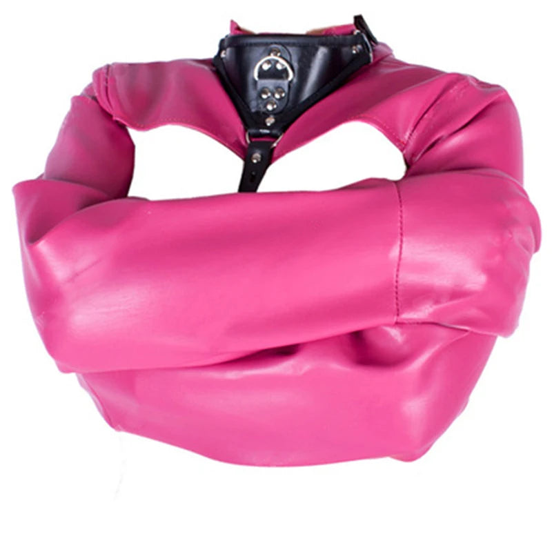 Black Leather Exposed Nipples Bra Arm Restraints Sleeve Adult SM Training Toys Bdsm Collar Body Harness Bondage Straight Jacket