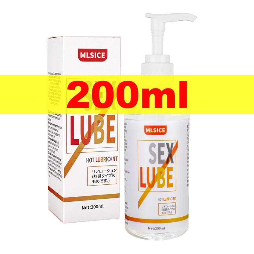 Adult Sex Lubricant Water-Based Anal Lubrication Intimate Gel Semen Lube for Women Men Masturbation Toys Couples Lubricating Oil