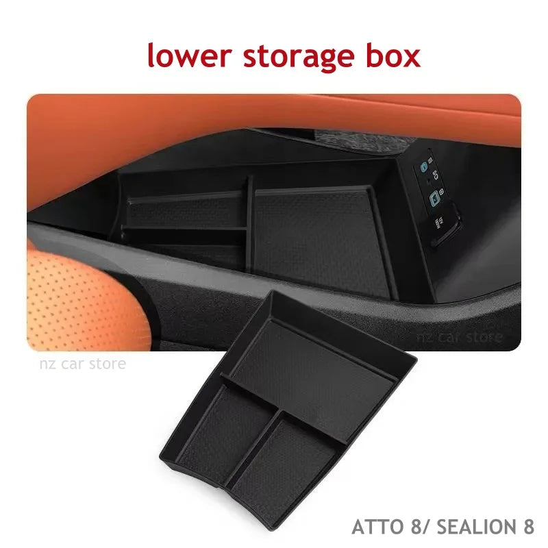 For BYD ATTO 8 SEALION 8 DMI DMP Armrest Storage Box Organizer 2025 2026 Interior Accessories