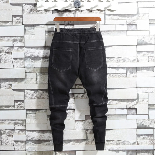 Wholesale 2022 Men's Slim Jeans Autumn Man's Feet Spiritual Social Guy Teenagers Cowboy Casual Toe Radish Black Pants Jeans