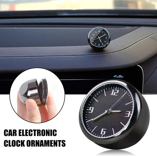 Car Clock Luminous Automobiles Internal Dashboard Stick-On Digital Watch Mechanics Quartz Clocks Auto Decoration