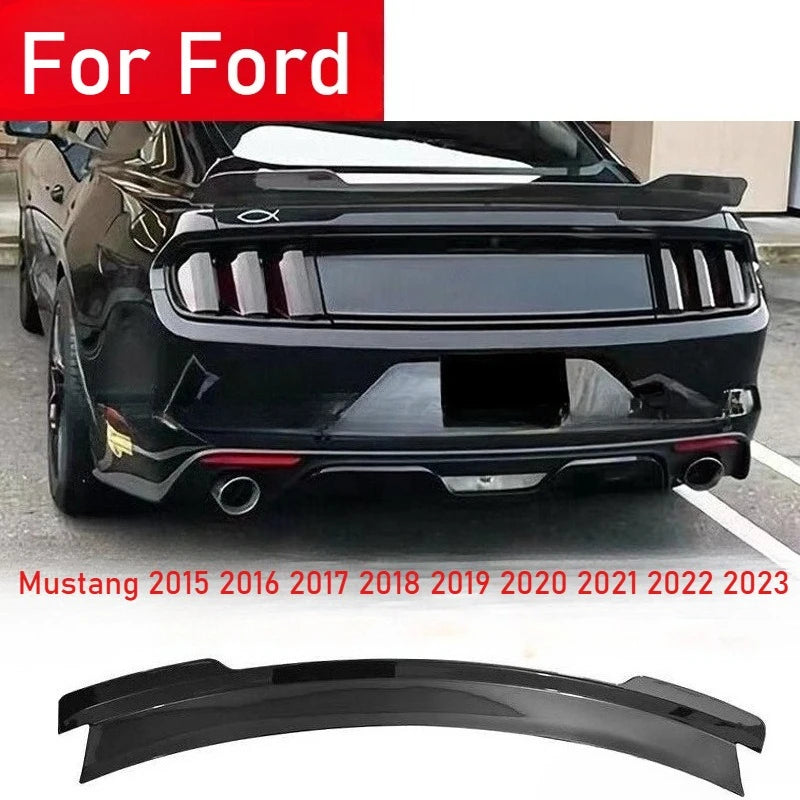 For Ford Mustang 2015 2016 2017 2018 2019 2020 2021-2023 GT Style Rear Trunk Spoiler Wing Decoration Tail Fin Auto Accessories