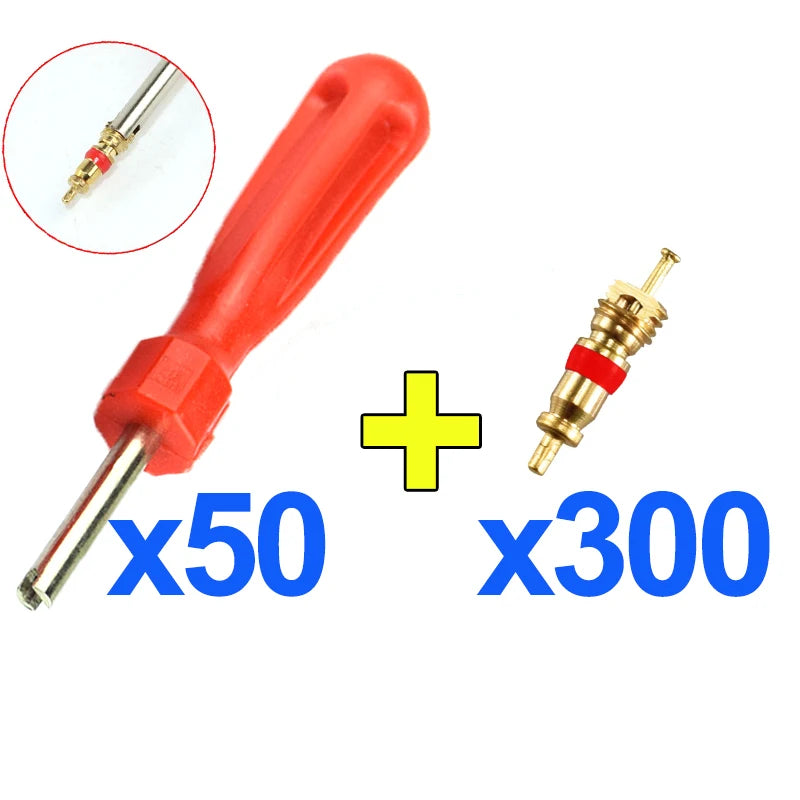 Copper Tire Valve Core Remover Installer Tool Kit Car Motorcycle Bicycle Tyre Repair Set Air Valve Stem Core Removal Screwdriver