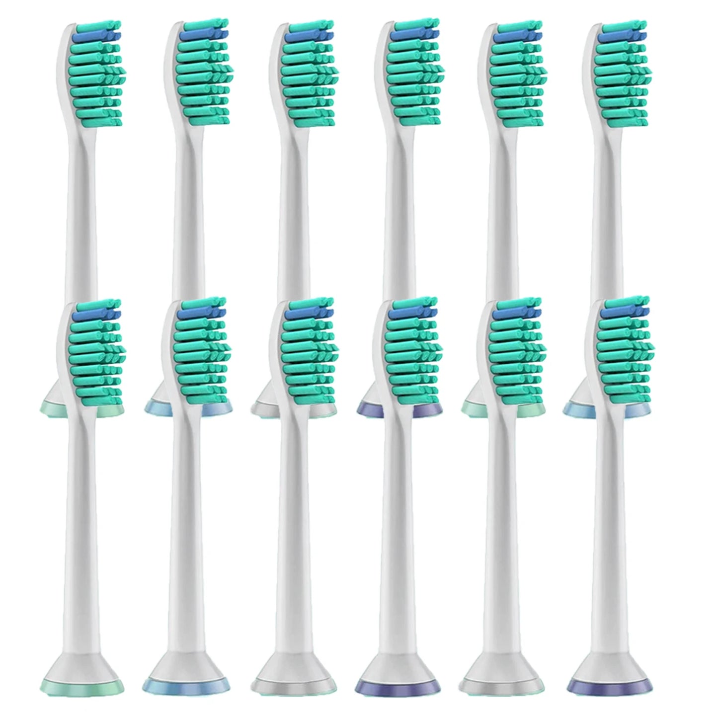 4-36 Pcs Replacement Toothbrush Heads Compatible with Philips Electric Brush Head 1100 2100 4100 4300 5100 5300 6100 6500 etc