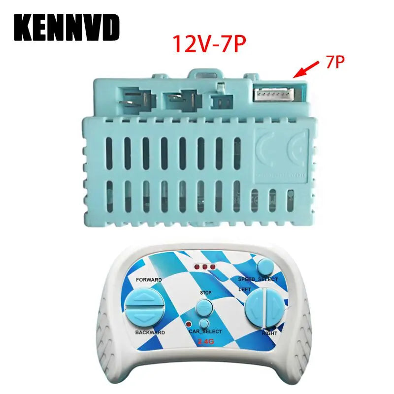 12V 40A 5Pin 7Pin DK-F650 Childrens Electric Car Control Box,Baby Ride on Car 24V High Power Bluetooth Remote Control Receiver