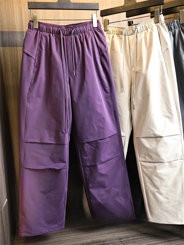 High-End Outdoor Paratrooper Pants Men's Winter Duck down Filled Waterproof Cold Resistant Straight Leg Long Trousers Fashion...