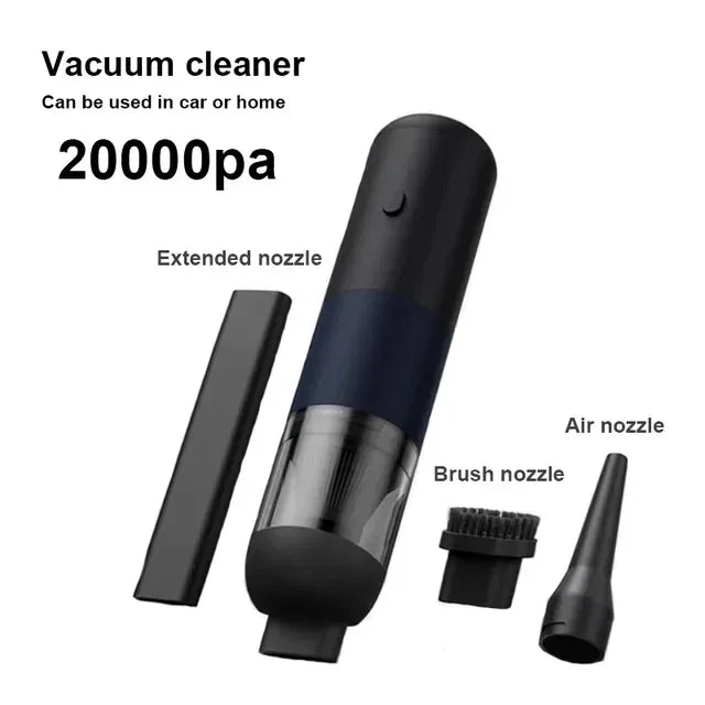 New Zai Xiao Portable Car Vacuum Cleaner Handheld Vacuum Cleaner Car Dual-purpose Wireless Dust Catcher 20000PA Cyclone Suction