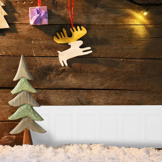 Dollhouse Stick on Skirting Board Baseboard Peel and Trim Molding Self-adhesive