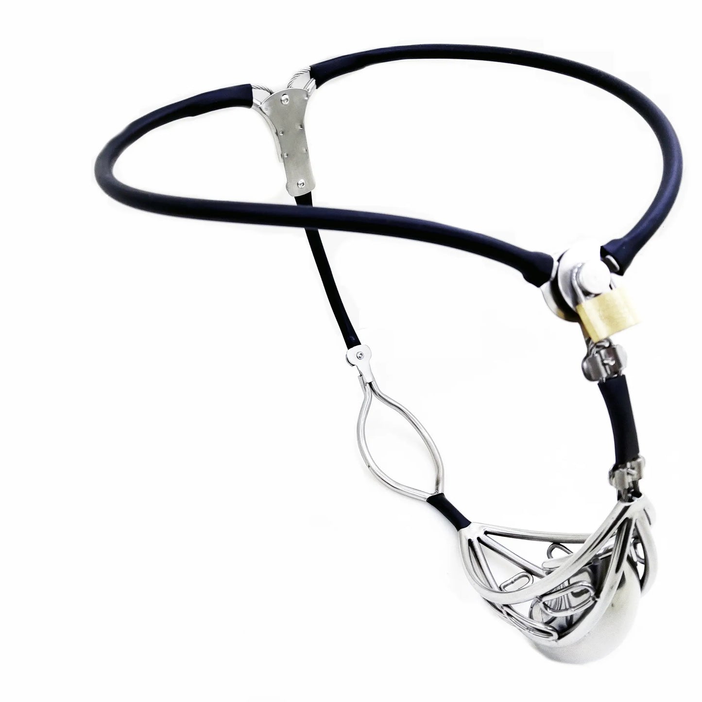 Stainless Steel Chastity Belt Device for Man with Poop Hole Cock Cage Penis Rings Adult Games Sexy Toys for Man Pants Underwear