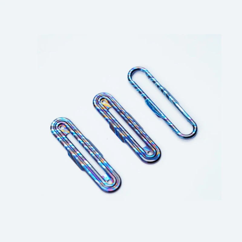 MUYI Titanium Damascus SHAKE Knife Beads EDC Maglev Limited Edition Cool Gadgets Hand Spinner Sensory Toys Hand Spinner
