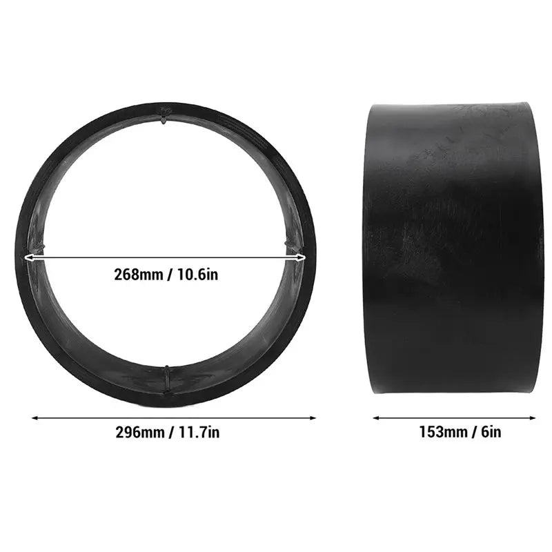 Go Kart Tire Sleeve PVC Material 11X7.10-5 Easy Installation Smoother Ride Sturdy Design Less Traction