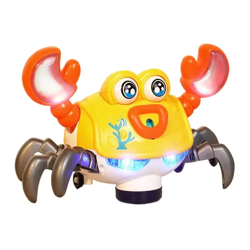 Dancing Crab Run Away Toy for Babies Crawling Interactive Escape Crabs kids electronic toys Birthday Christmas Gift No Battery