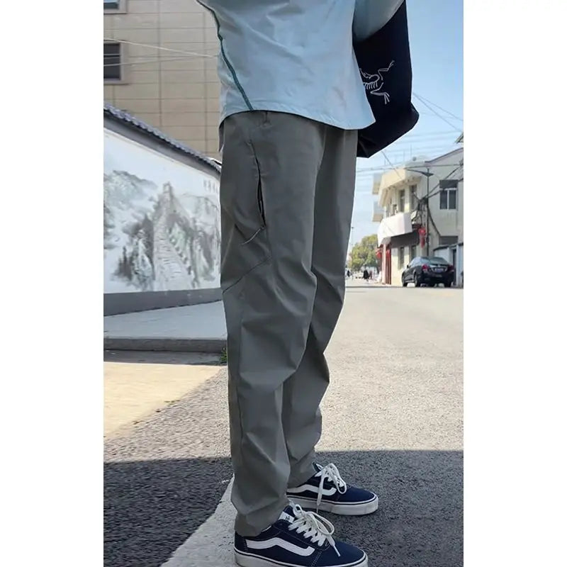 2026 Summer New Style Ice Silk Cooling Casual Outdoor Sports Men's Hiking Pants