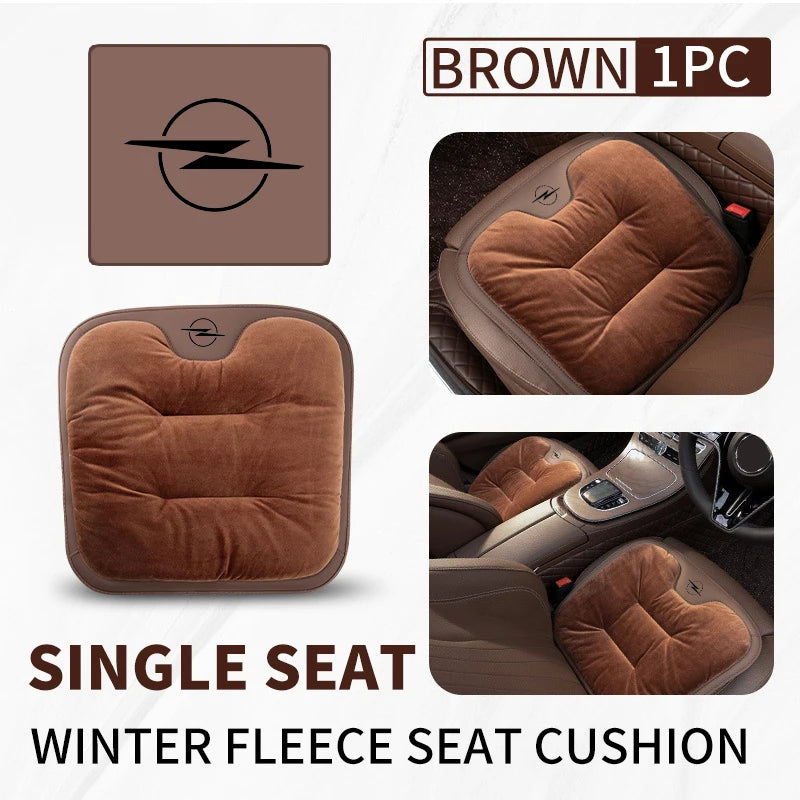 Car Seat Front Rear Winter Warm Comfort Velvet Cushion Accessories For Opel Astra G J H Insignia Zafira Corsa D C Vectra Vivaro