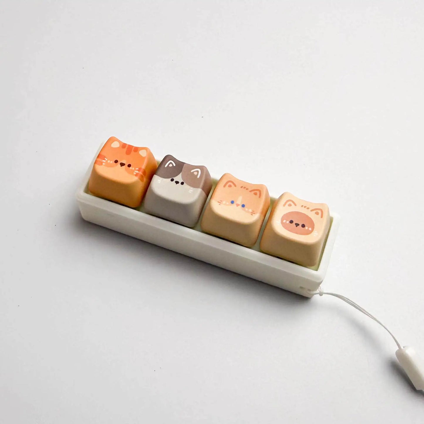 Tn Keyboard Peripheral House Cat Keycap Switch Tester Blue Mechanical Switch Stress Relief Toy Anxiety Relief For Office Adult