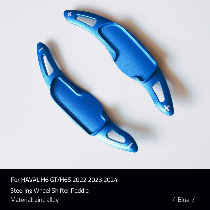 Car Steering Wheel Shifter Paddle Styling Interior Decoration Accessories Zinc alloy For Haval H6S/H6 GT 2022 2023 2024