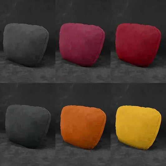 Italy Suede Car Neck Rest Pillow For Nissan Rogue X-Trail T32 T33 Seat Head Neck Support Cushion Auto Interior Accessories