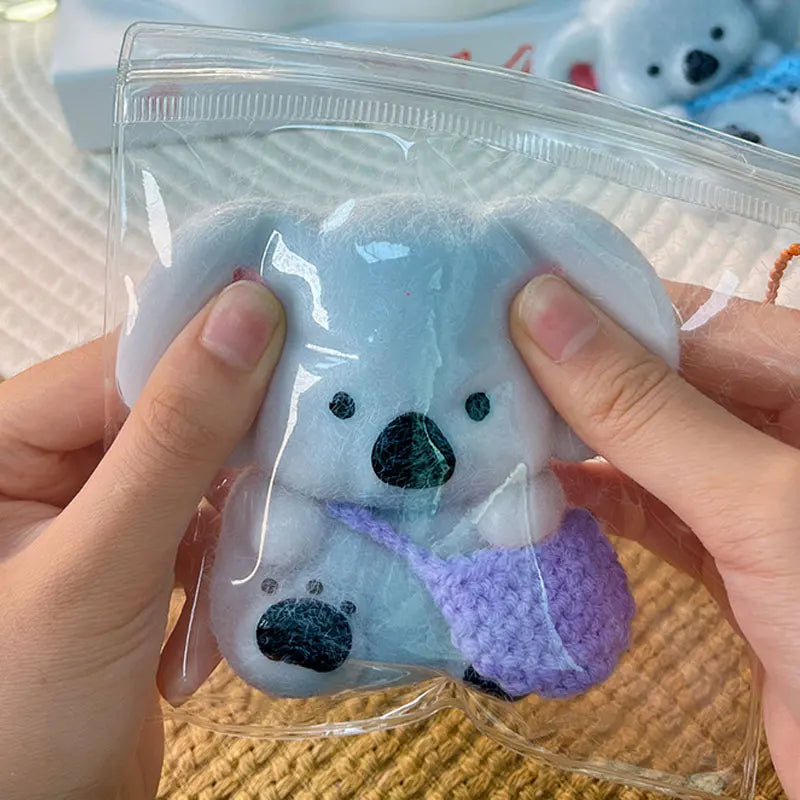 Blind Box Mystery Kawaii Cat Paw Mochi Squishy, Simulated Food Fidget Toy, Cute Squeeze Foot Toy Antistress Stress-Relief