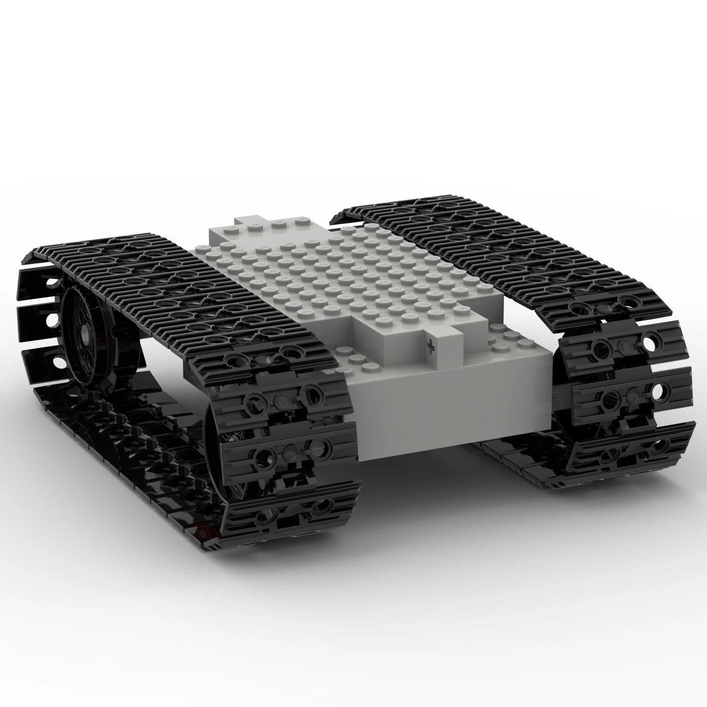 2IN1 Universal Technical Building Block Chassis Electric Omnidirectional Mecanum Wheels 4WD RC Vehicle Crawler Tank Excavator