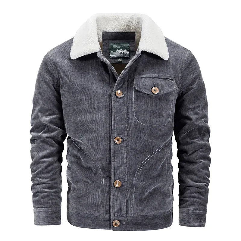 Men Corduroy Winter Coats Slim Down Jackets Warm Parkas Casual Jaquetas New Fashion Male Thicker Outwear Winer Jackets Size 6XL
