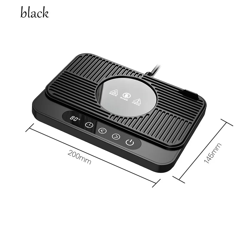 Electric Mug Warmer 50W Cup Heater with 9 Gear Temperature Control Hot Plate Coffee Milk Heater for Home Office Use 220V