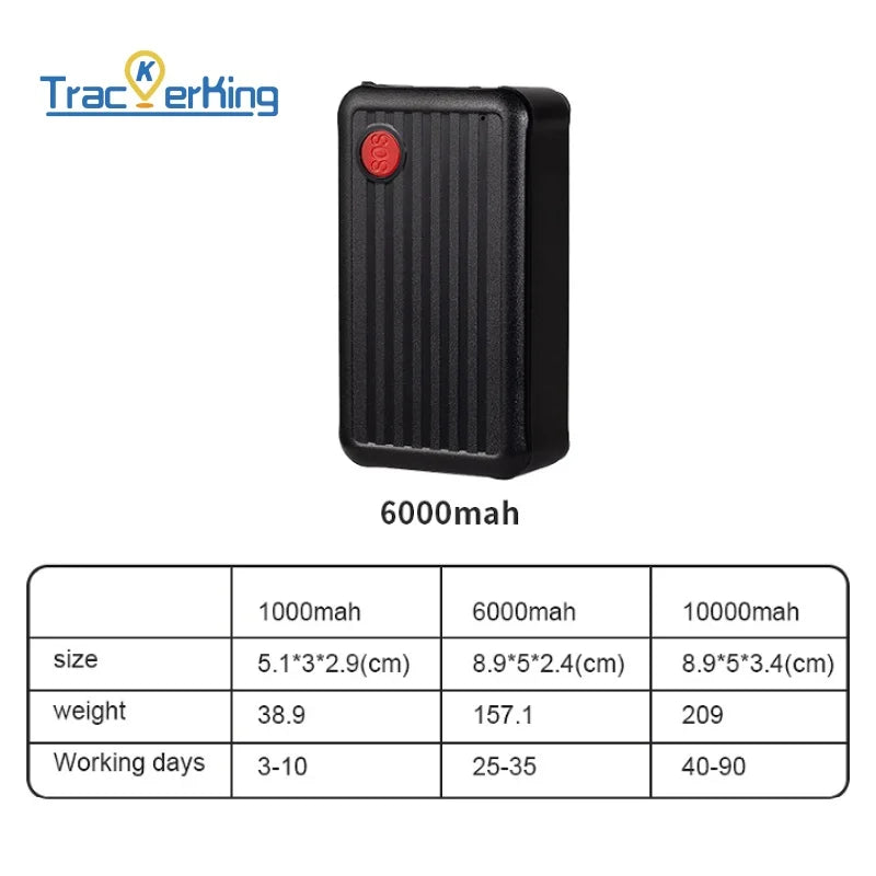 Trackerking EC11 Mini Builtin Battery GSM GPS tracker for Car Kids Personal Pet track device with free online tracking APP