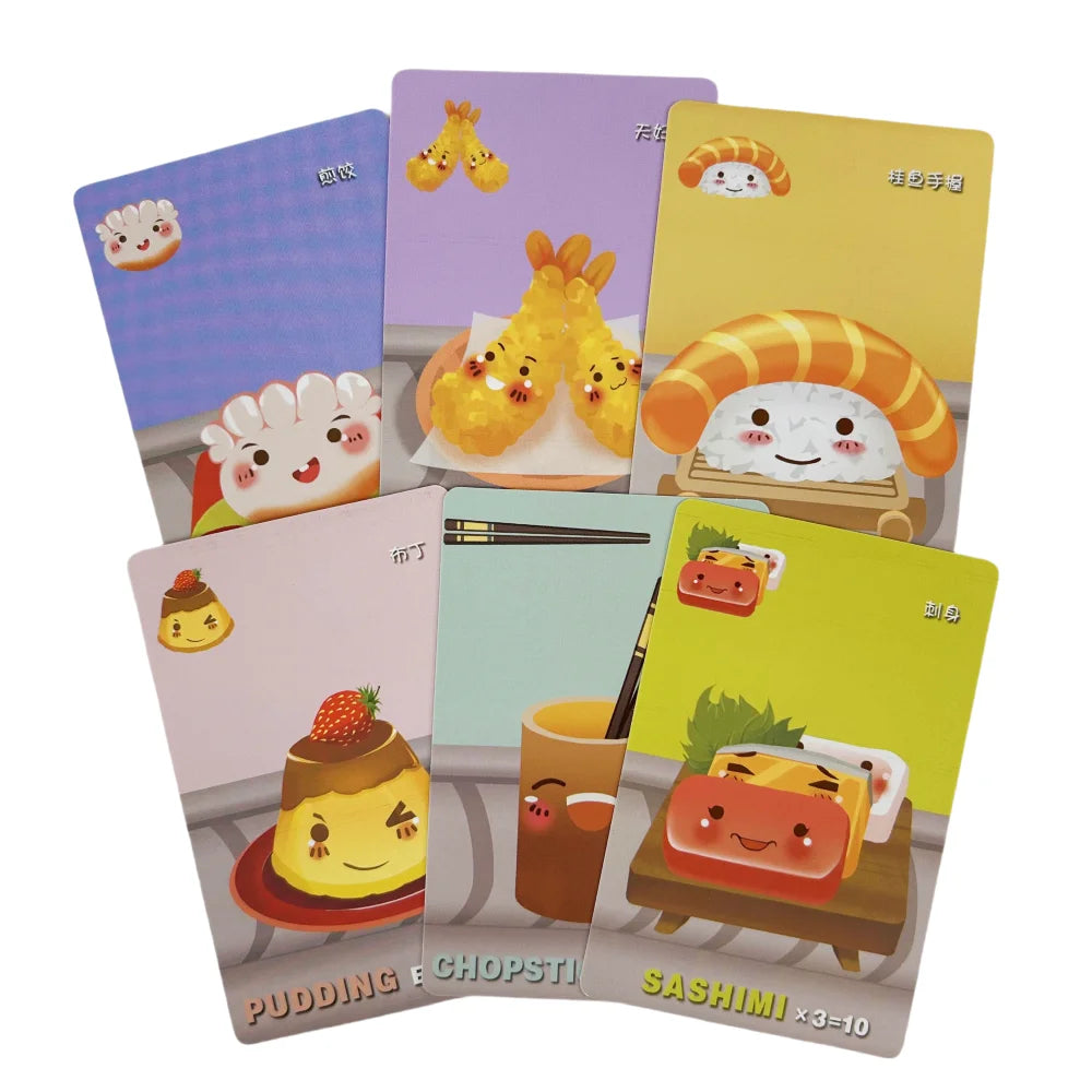 Sushi Go Card Game - Sushi Go Party! The Pick&Pass Card Game,Family Fun Cards, Perfect for Parties & Home Board Deck Wholesale