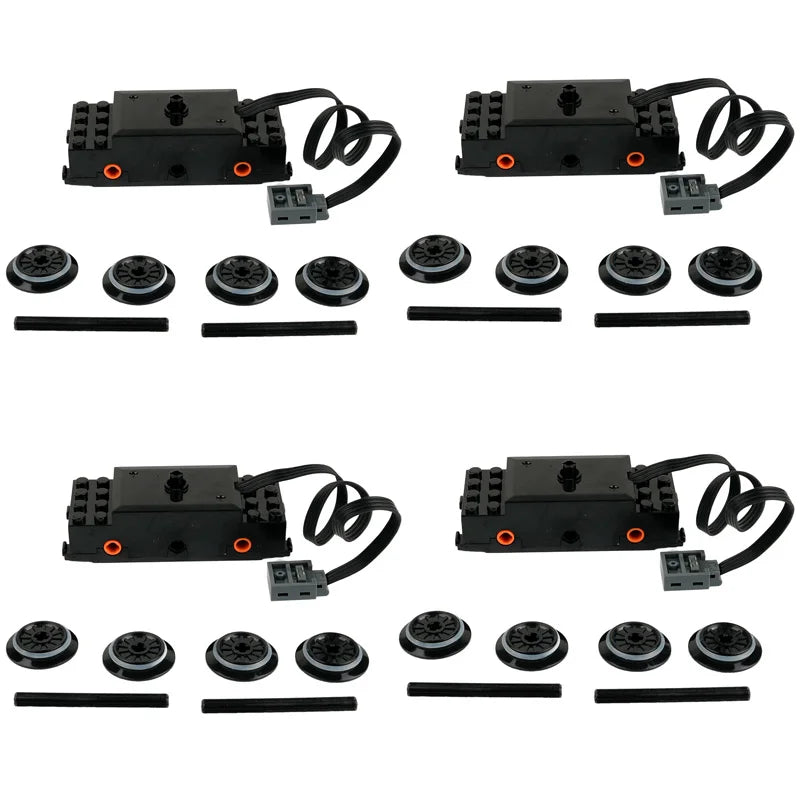 MOC Train Track Motor 88002 Technical Blocks Parts Power Functions Speed Motor Puzzle DIY Toys Modified Bricks Model Accessories