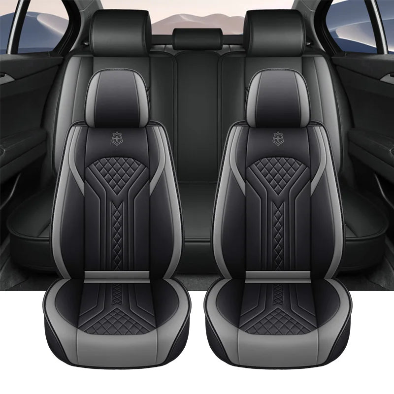 Five-seat universal car seat covers, suitable for all seasons and most vehicles.