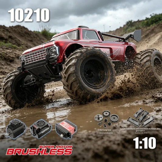 In Stock New MJX 1/10 Full Scale Brushless 10210 Four-Wheel Drive High-Speed Car Rc Remote Control Car Professional Racing Car