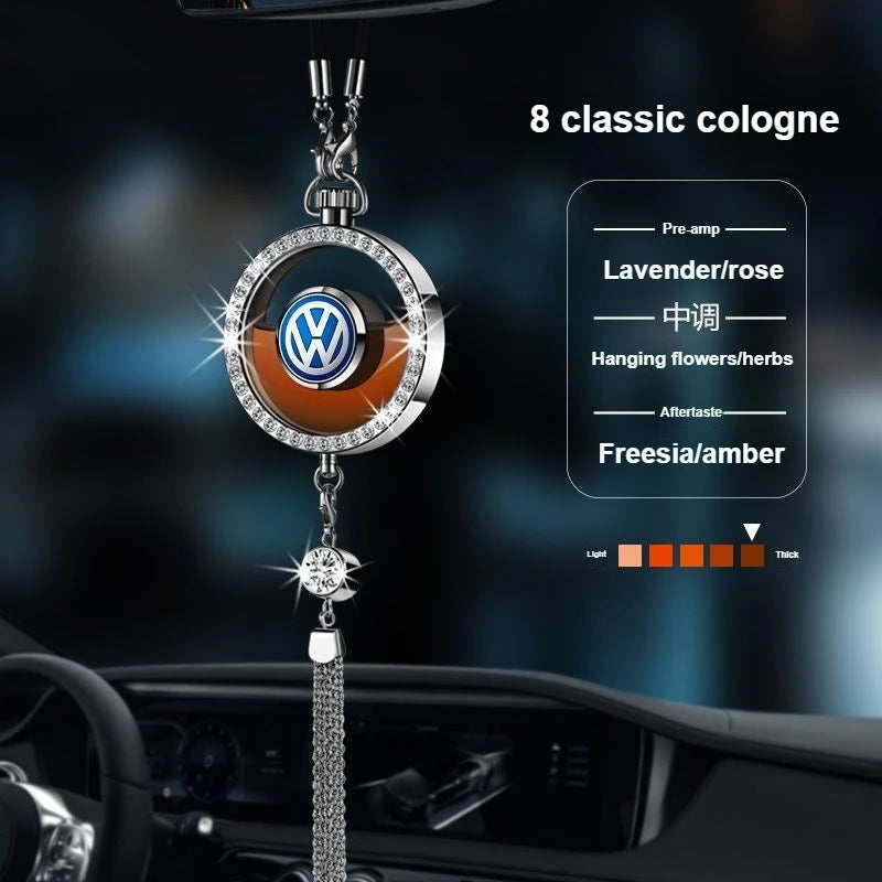 for Volkswagen Perfume Pendant, Fragrance Car Aromatherapy pendant, car odor removal fragrance, rearview mirror hanging pendant