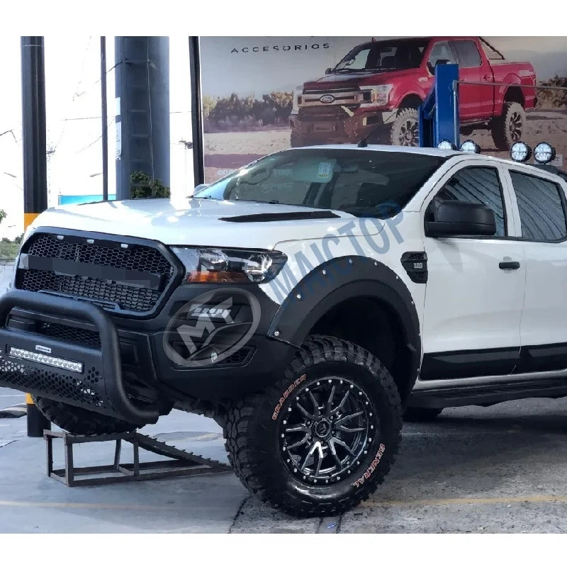 Modification MAICTOP Car Body Parts Conversion Frente Bumper Bodykit for Ranger T7 T8 2016 2017 2018 Facelift Kits raptor Style