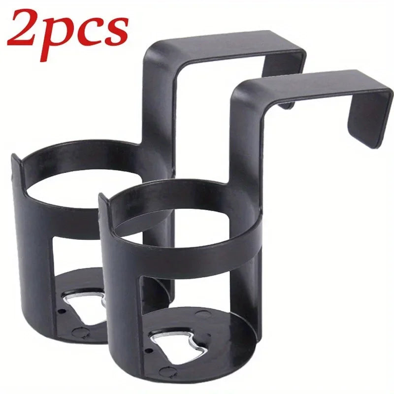 2PCS Car Drink Cup Holder Container Hook Multifunctional Hanging Window Door Mount Universal Water Bottle Cup Stand for Auto