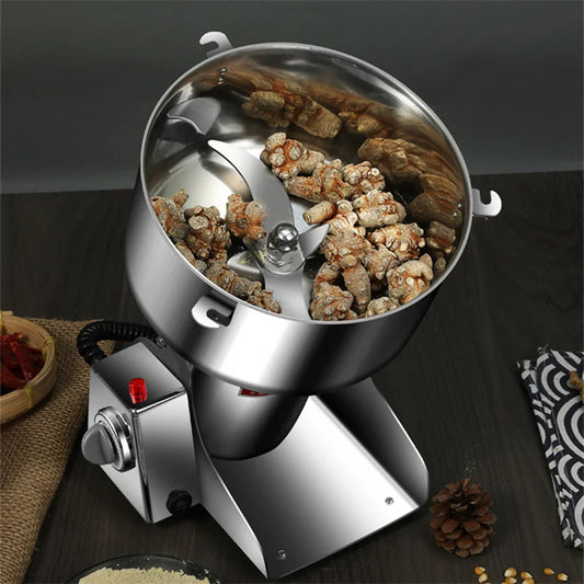 Commercial Electric 2500g Spice Grinder Ceramic Blade Plastic Housing for Outdoor Use Mixer and Coffee Grinder Machine