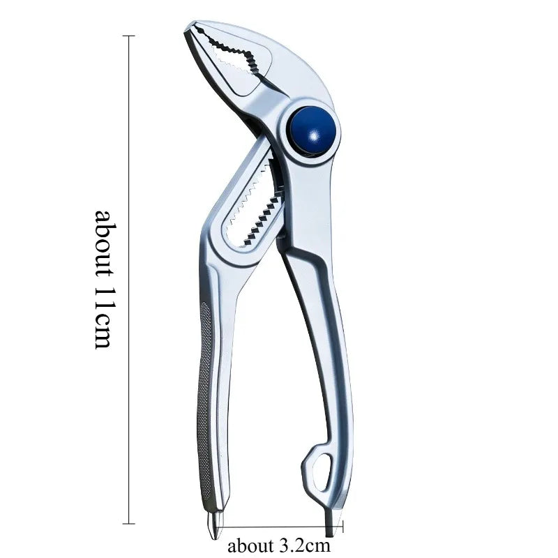 Pliers Mini V Jaw Adjustable Push Lock Multi Grip Hand Tool For Automobile Repair And Mechanic Workshop Maintenance Work