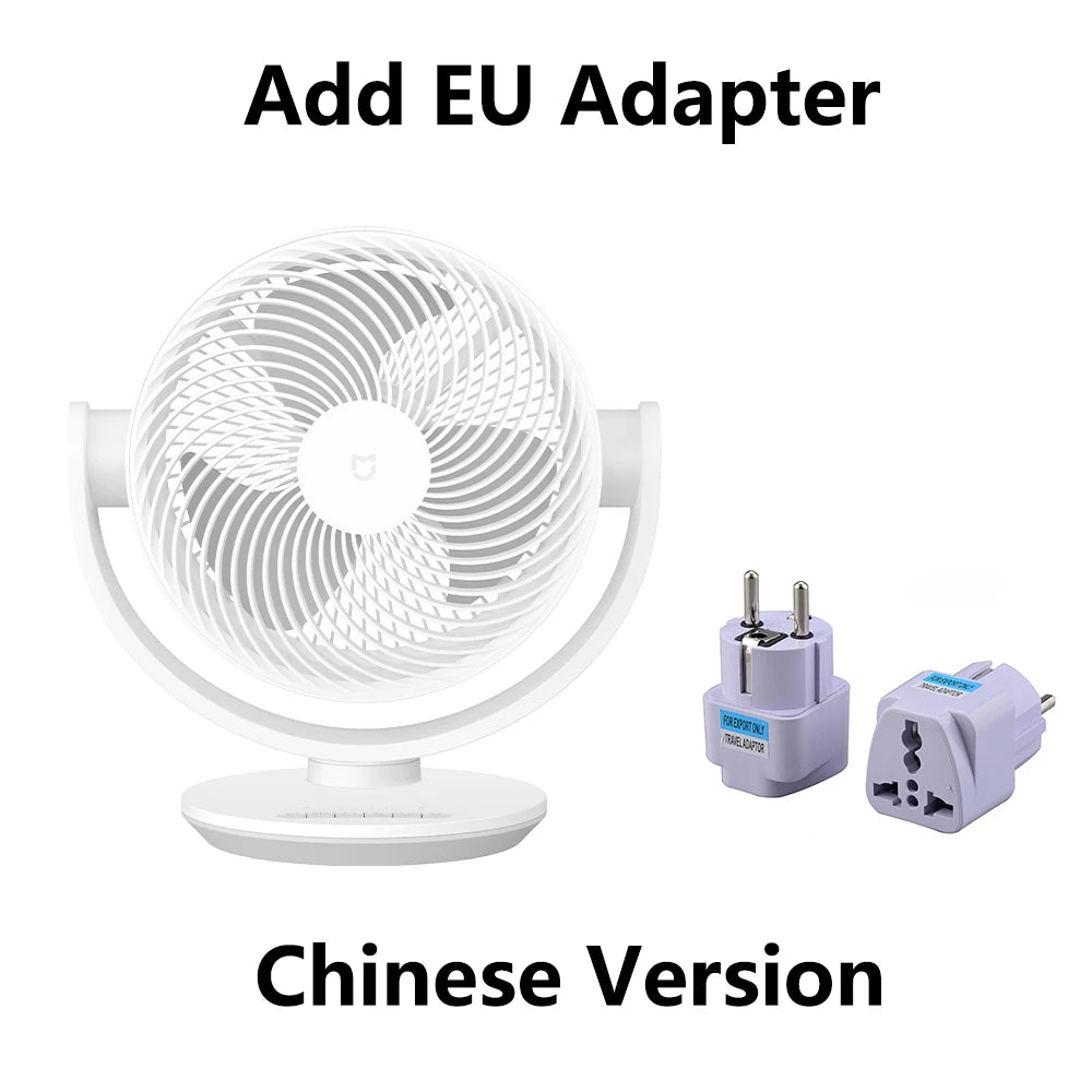 Xiaomi Mijia DC Inverter Desktop Circulation Fan Portable Desktop Electric Fan Mihome App Smart Three-Dimensional Lightweight