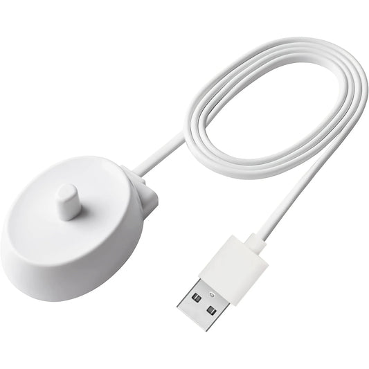 1 Pack Electric Toothbrush Replacement Charger, USB Powered Charging Base Stand, Compatible with Oral-B D12 D17 D18 S12 S18