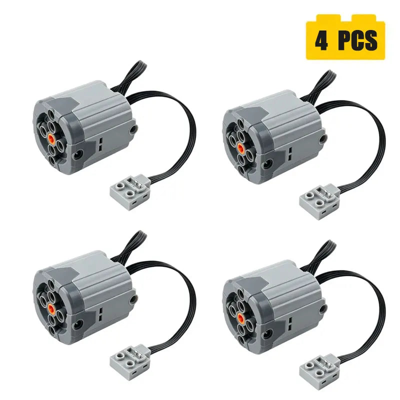 Enhanced XL Motor Part 2nd Generation High Speed Power Functions Building Blocks Technical Bricks Compatible Accessory For Kids