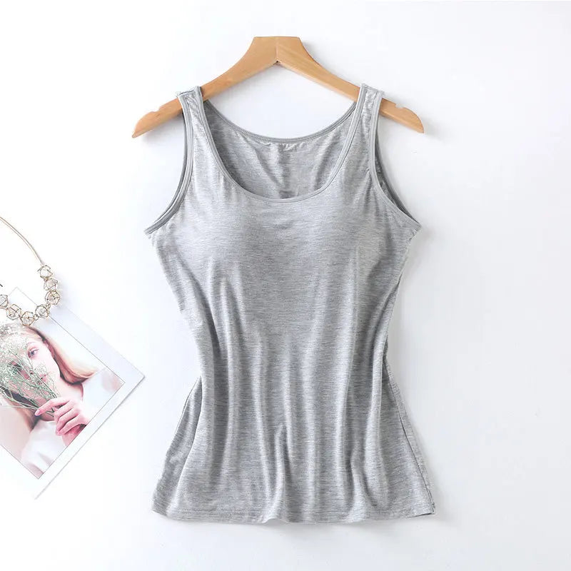 NHKDSASA Seamless Lingerie Women Vest Solid Crop Top Push Up Padded Bralette Woman Vest Basic Comfortable Soft Underwear 4XL
