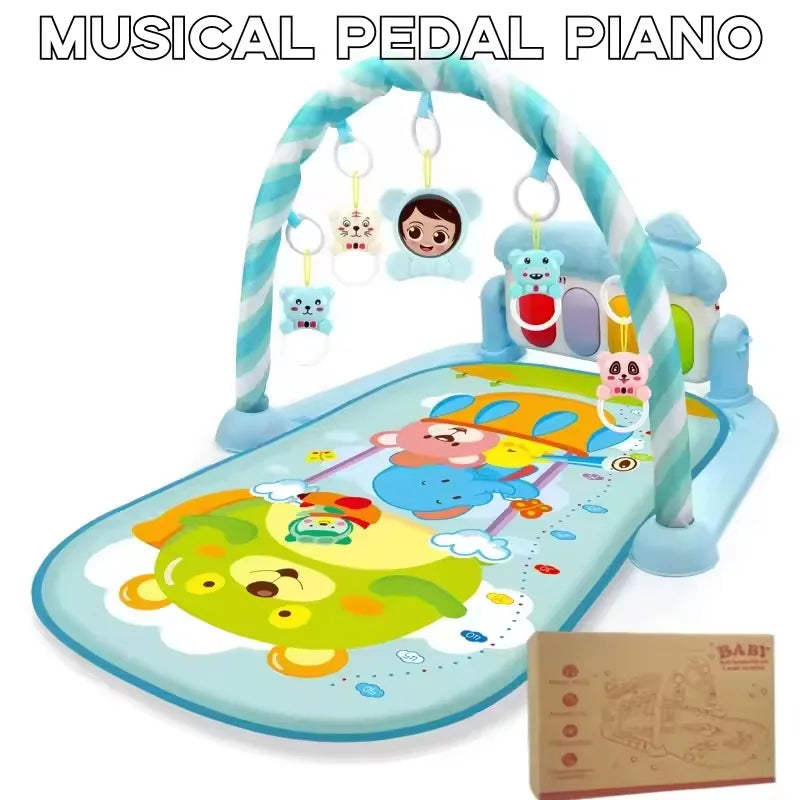 2026 Toddler Music Mat Pedal Piano Toy Baby 0-24 Year Old Kid Ear Kid Activity Gym Play Mat Crawl Game Baby Gift Infant Exercise