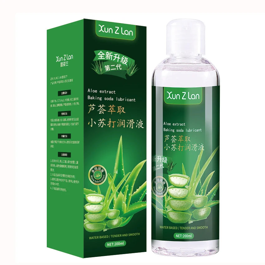Lubricant for Sex Aloe Water-Based Lube Anal Safer Intimate Gel Vaginal Toy Lubrication Oil Adult for Women Men Erotic Tools 18+